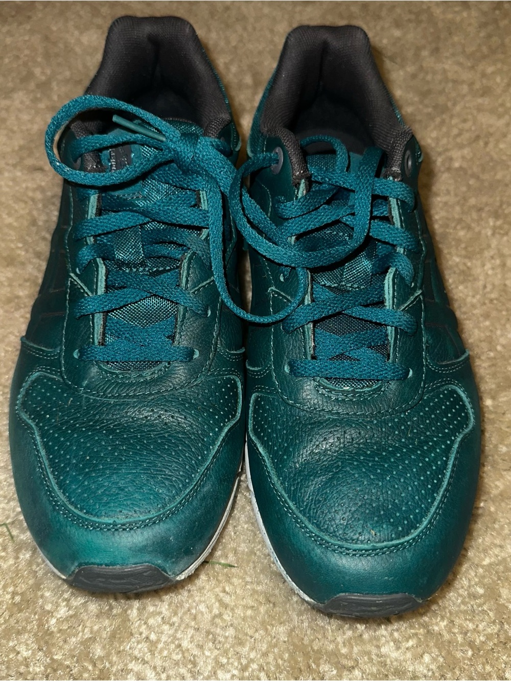 Asics Onitsuka Tiger Shaw Runner Green D4P1L 8080 Men’s Size 7 EU 40 Athletic - Picture 6 of 11